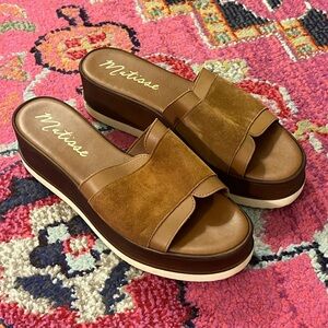 Matisse Wooden Platform Sandals